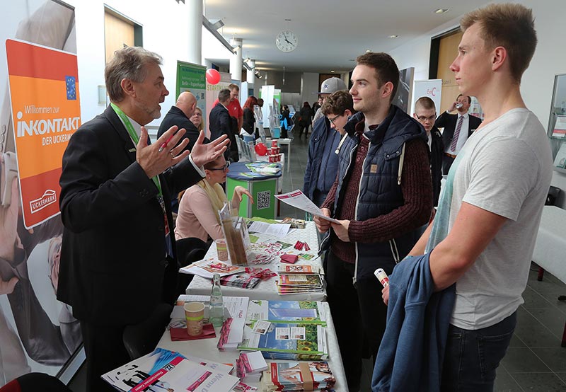 Brandenburger Unternehmer auf Talentsuche an Stralsunder Hochschule