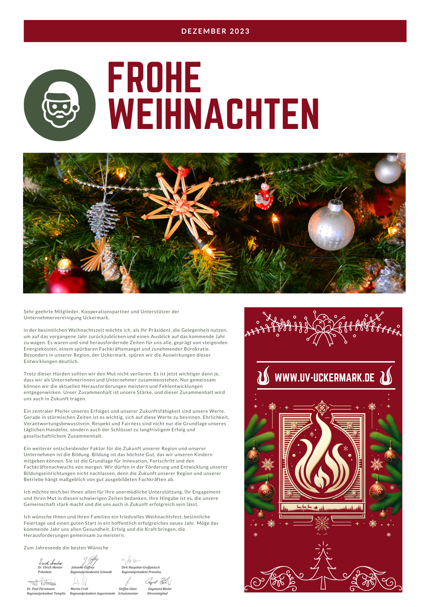 Weihnnachtsbrief 2023