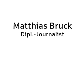 Dipl.-Journalist Matthias Bruck